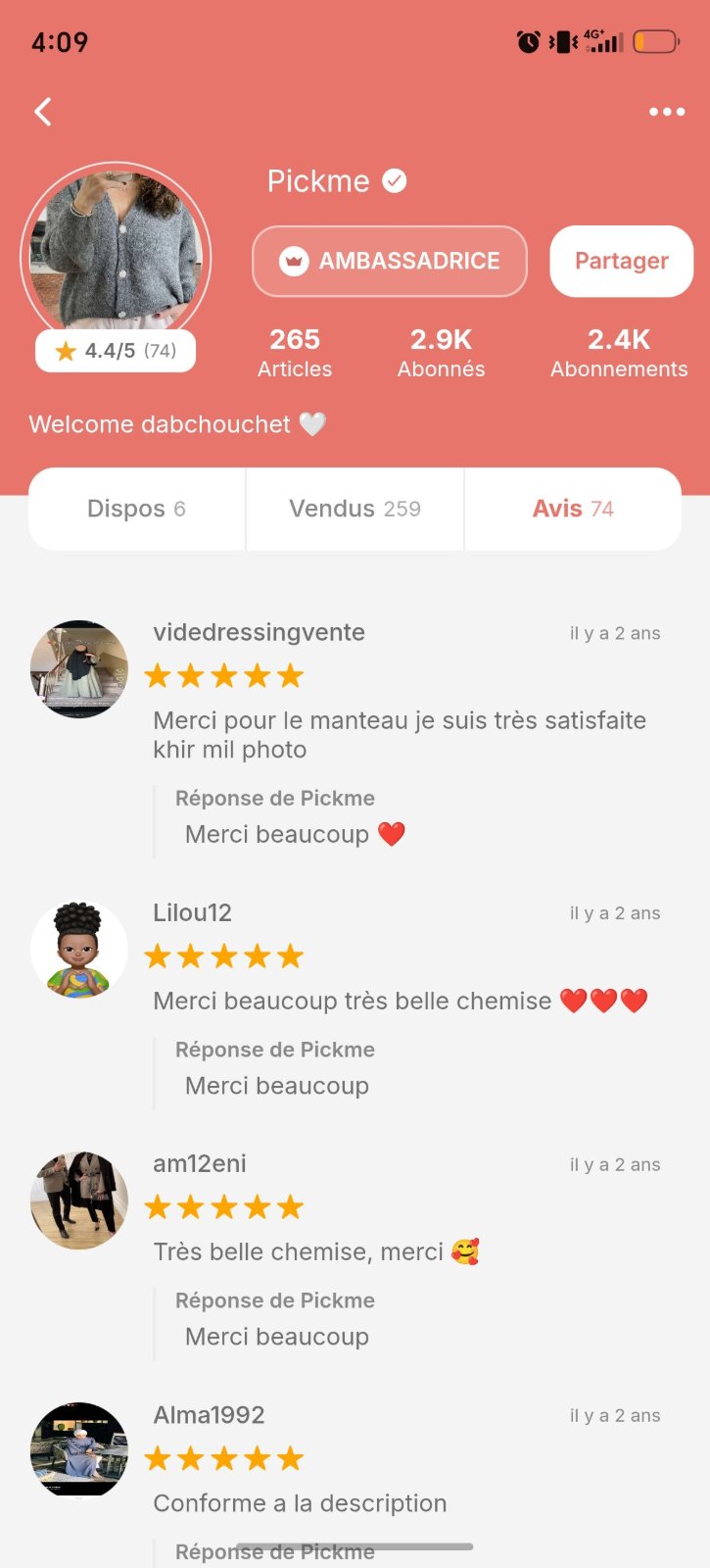 Je suis de retour merci pour vos avis ❤️ 
