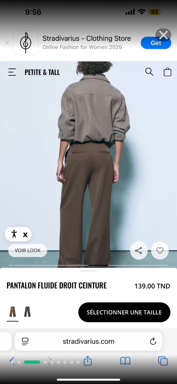 Pantalon stradi taille S 