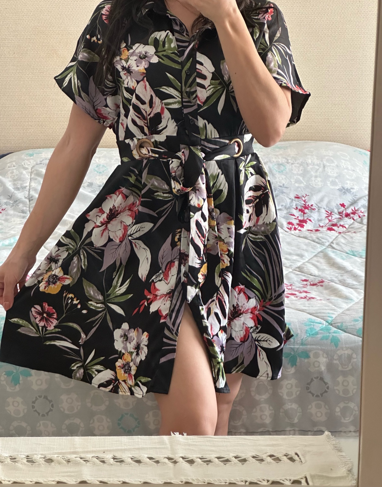 Robe fleurie neuve taille M 