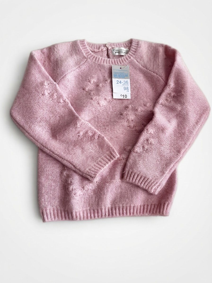 Pullover rose bebe 24-36 mois primark