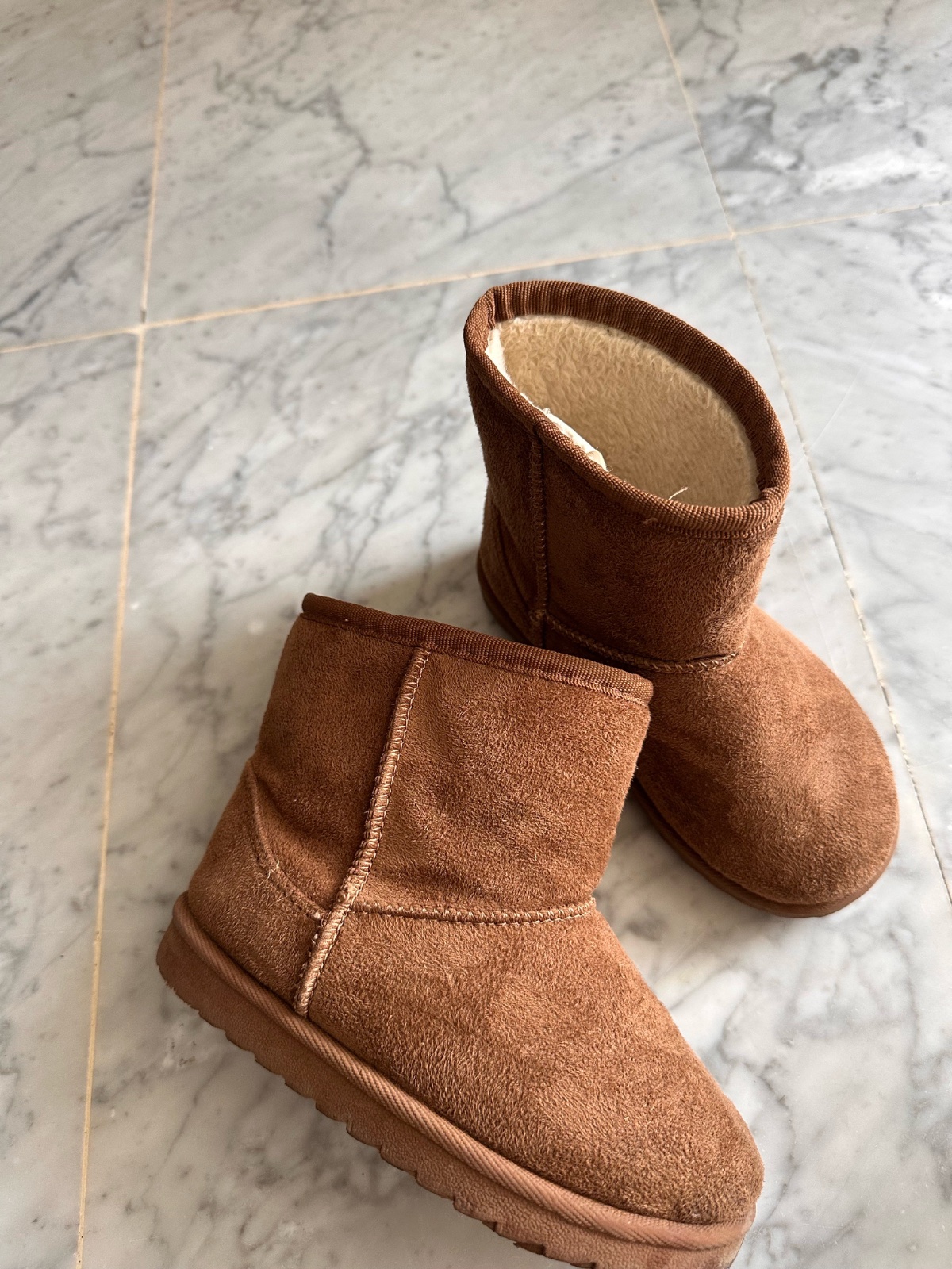 Bottines marron/camel pointure 26 - tres bon etat