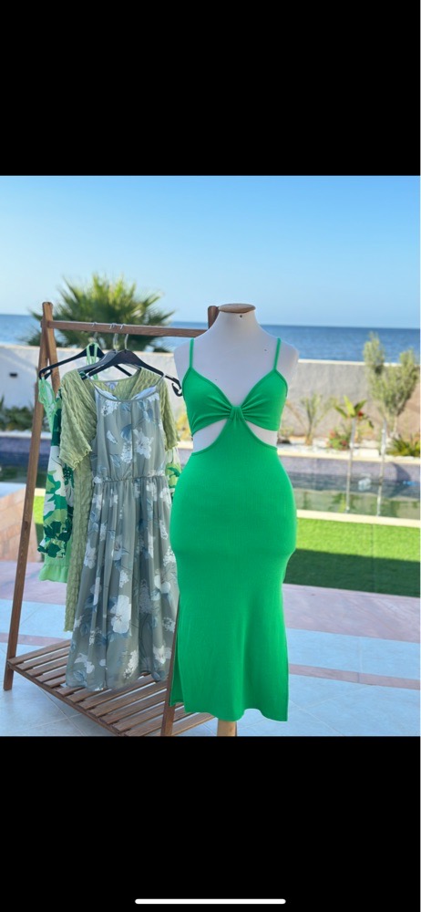 Robe vert 