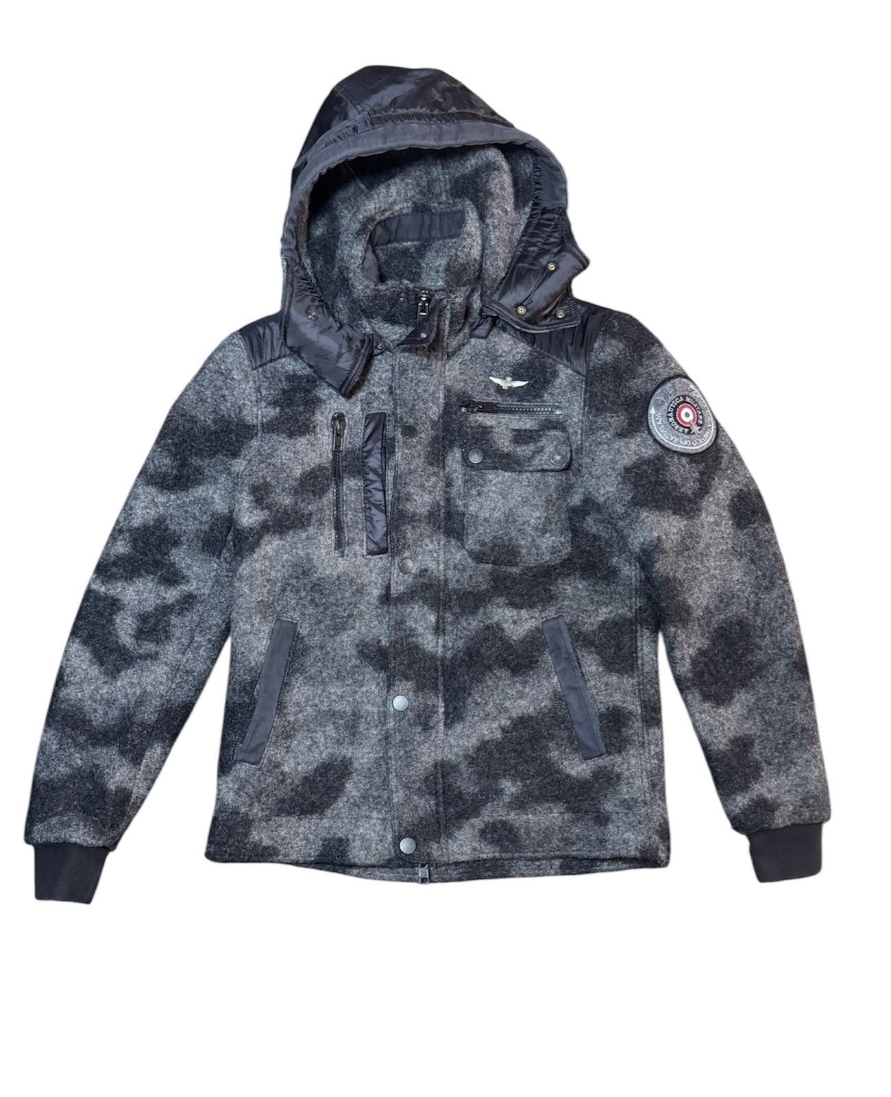 Manteau aeronautica camouflé