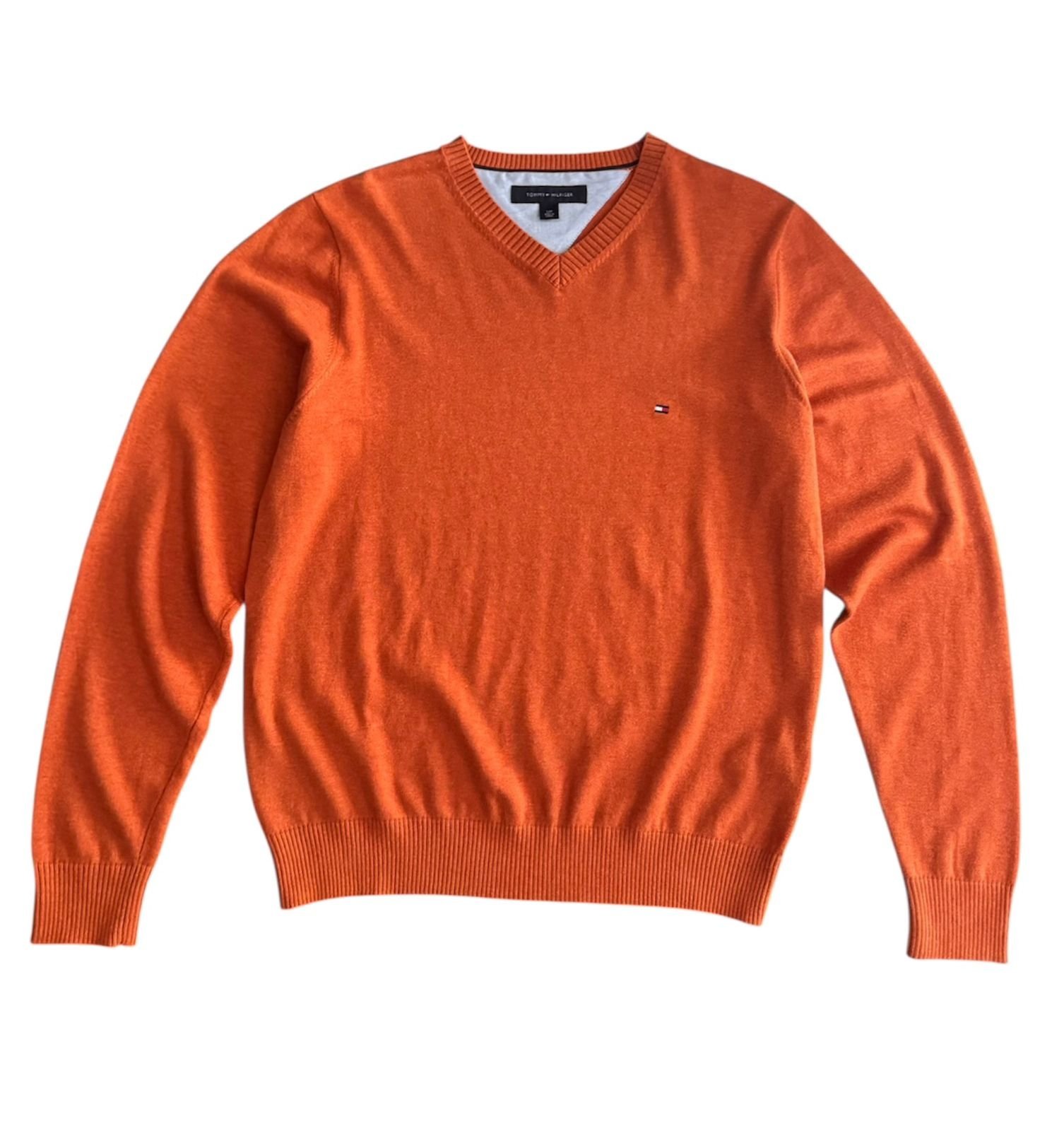 Pullover tommy orangé