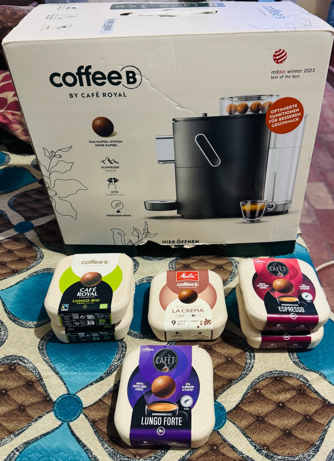 ☕ Machine à café CoffeeB by Café Royal 🇩🇪 + 50 boules de café OFFERTES 🎁