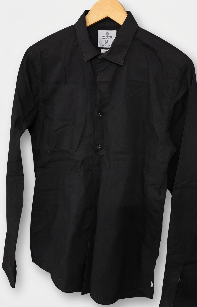 Chemise noir - Springfield 🌲