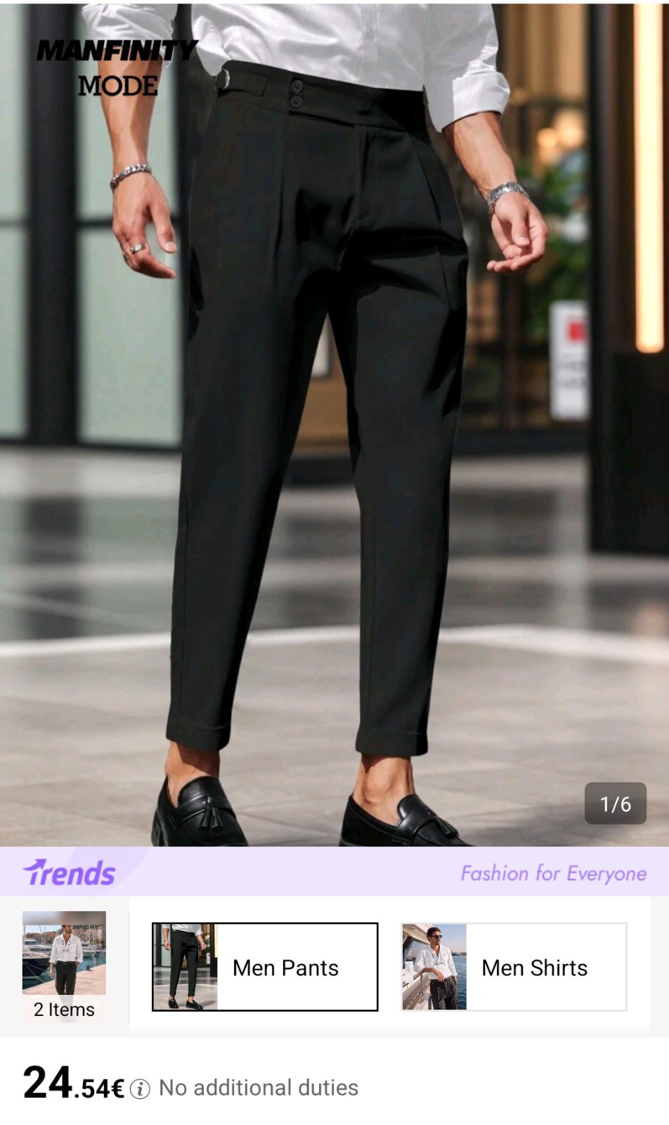 Pantalon Classique / Smart Casual Manfinity