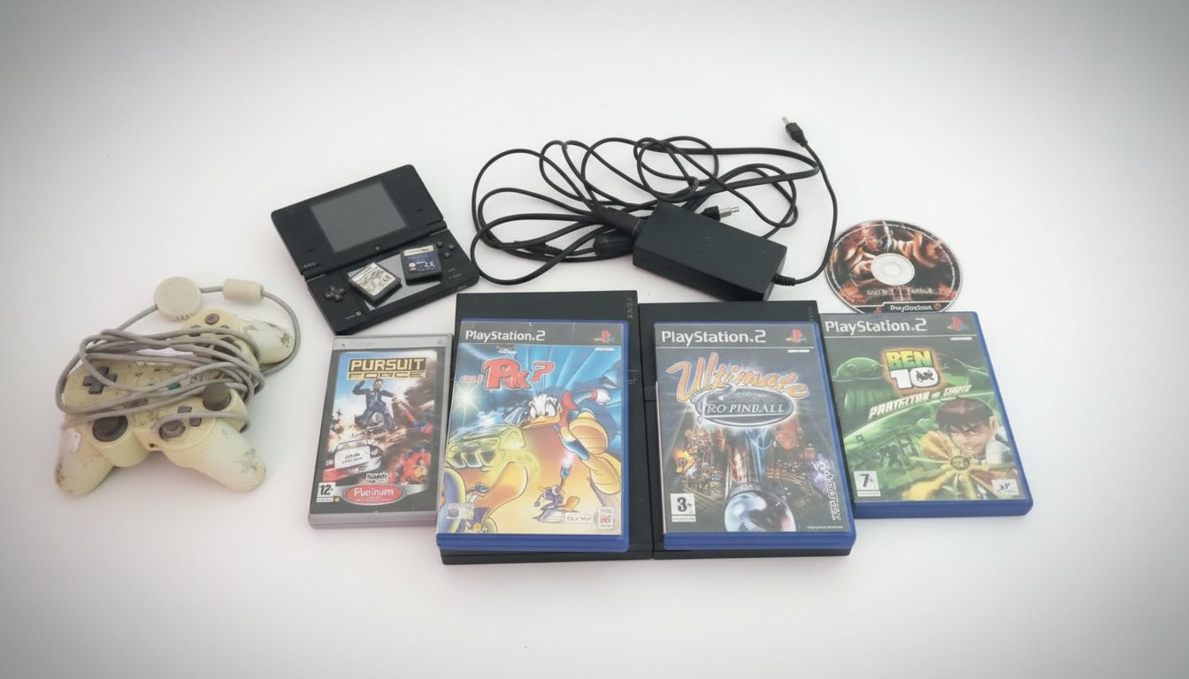 🎮 Pack Retro Gaming - 2x PS2+Nintendo DSi +Jeux
