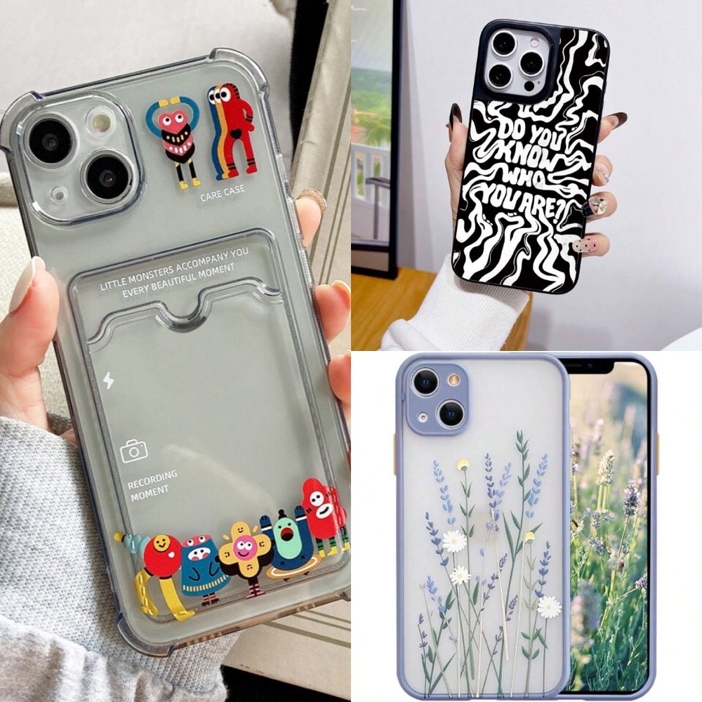 Pack de 3 Coques iPhone 13 – Design Unique