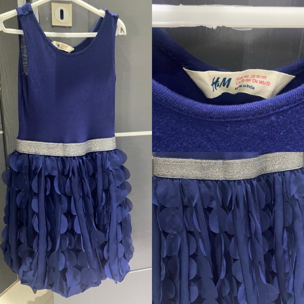 Robe de soirée H&M – 10/11 ans – 20 DT 