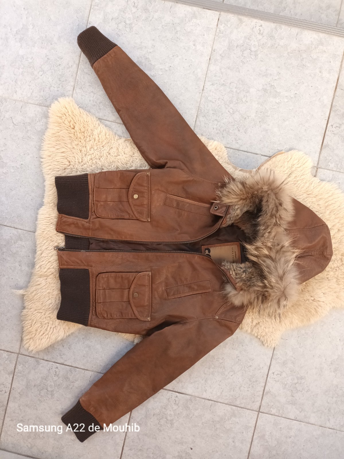 Veste cuir 