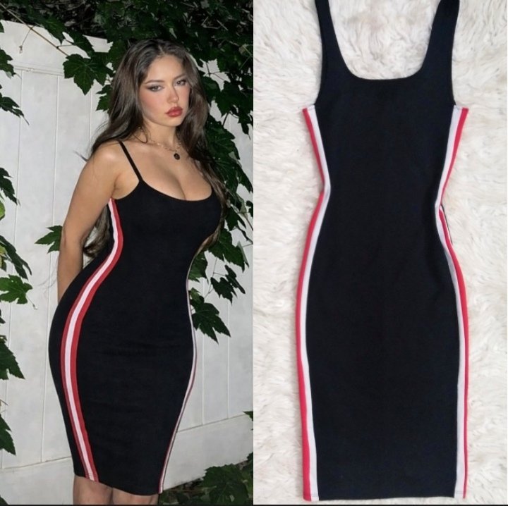 Robe pull&bear en noir taille 36 
