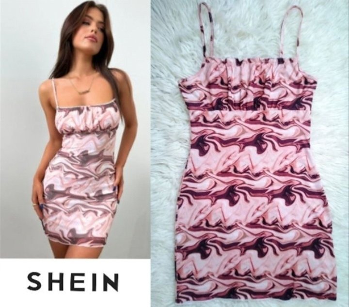 Robe shein taille xs en coton