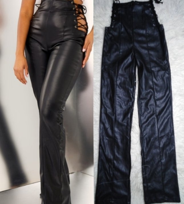 Pantalon noir en cuir taille 36 🖤