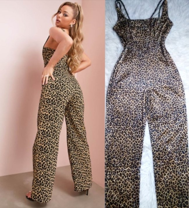 Pyjama combinaison large en polyester taille standard 