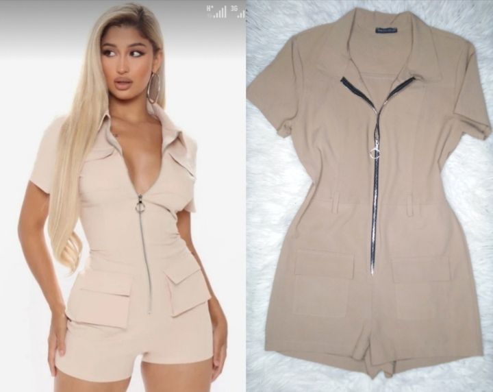 Combi-chort nude taille standard 😍🤎