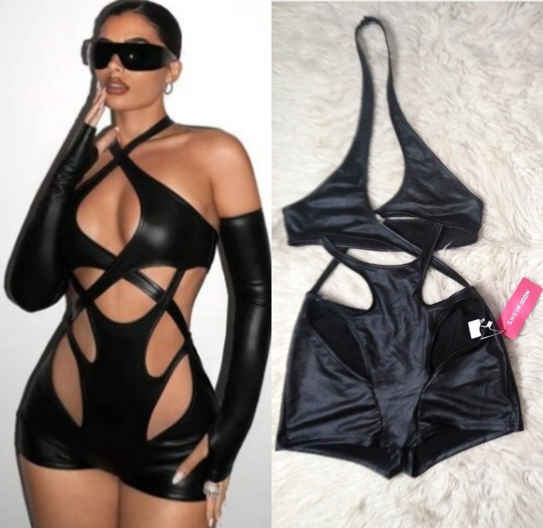 Combinaison chort shein sexy noir taille 38 🖤🖤 