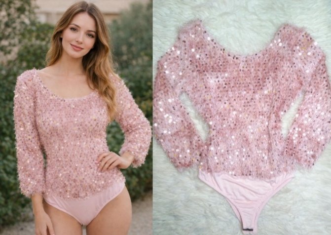 Pull rose 3 carre taille 36 🩷