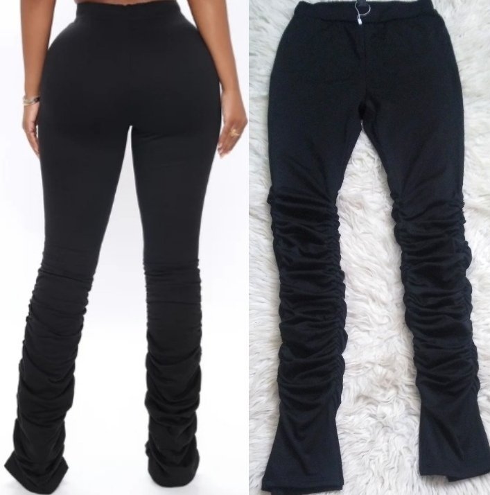Leggings shein noir en coton taille 36 🖤 