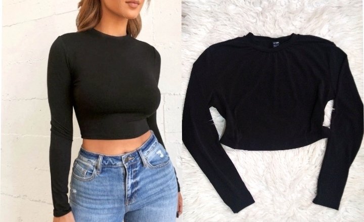 Pull shein noir taille xl 