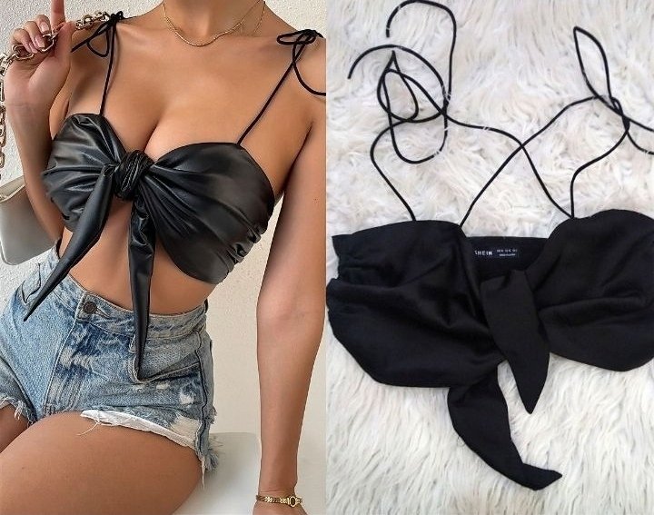 Top  shein ennoir satin taille 38 🖤 