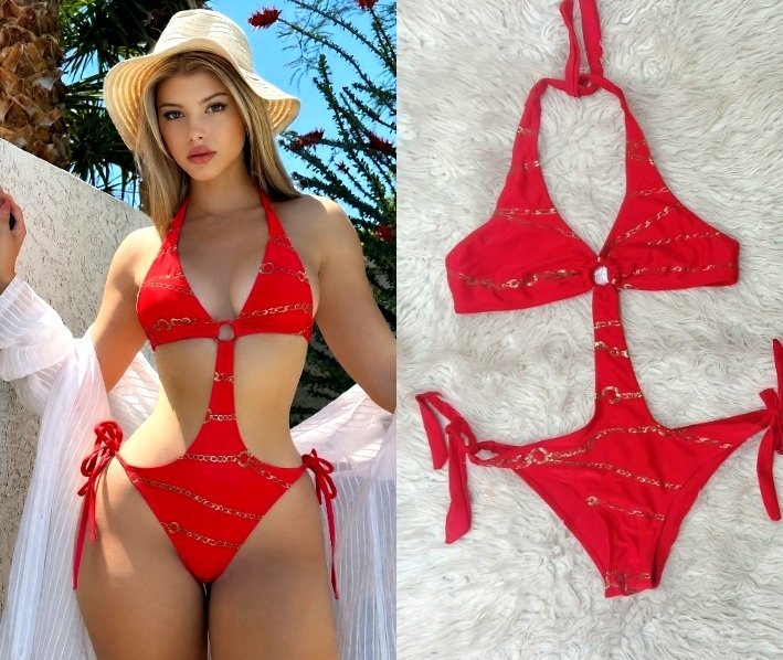 Maillot rouge et doré taille standard m/l/xl❤️❤️❤️ 