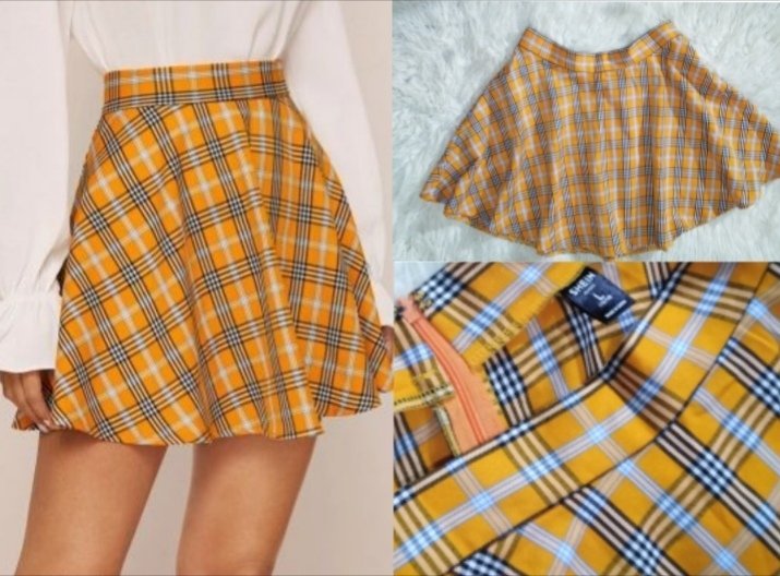 Jupe jaune shein taille 40