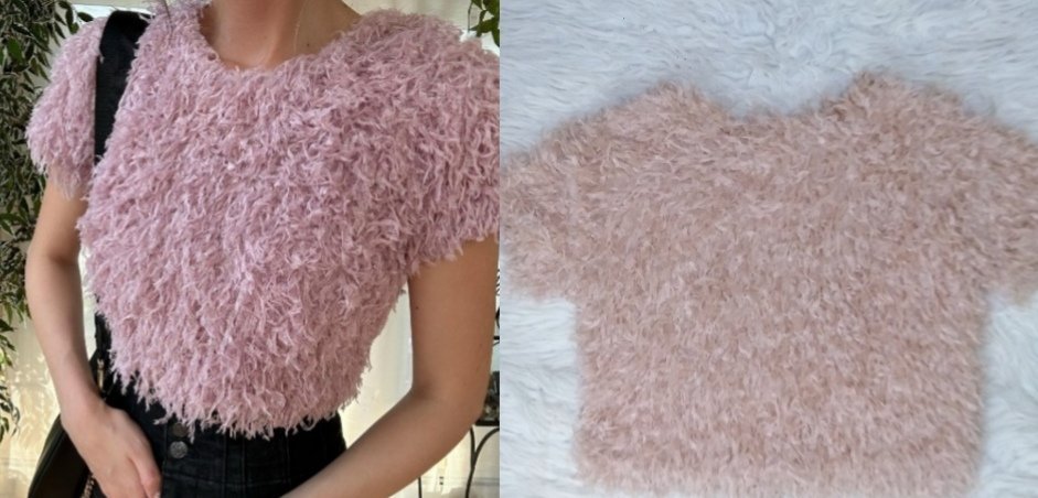 T-shirt rose poudré taille xs /s