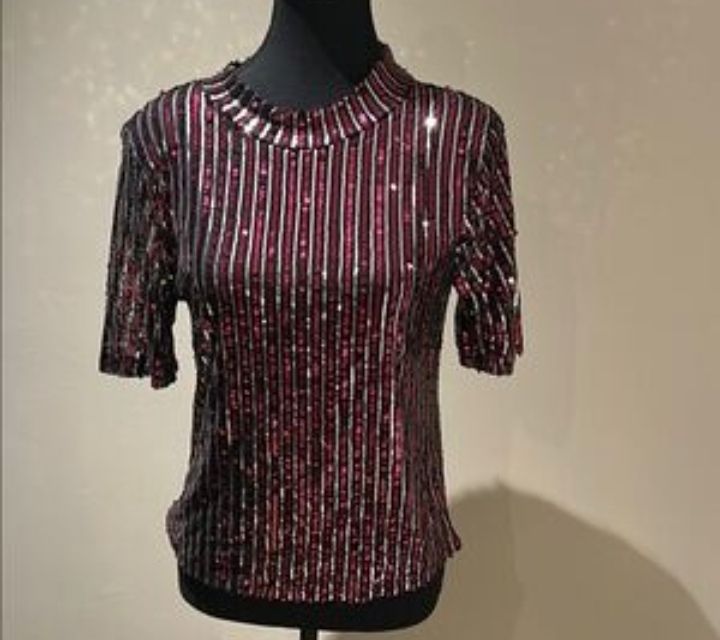 T-shirt oversize paillette taille 36
