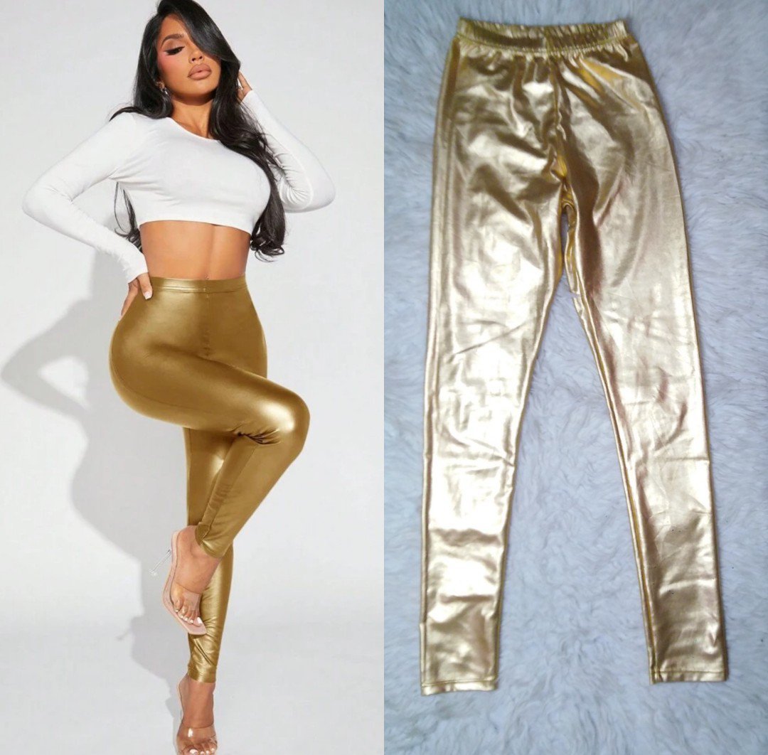 Leggings doré taille xs/s 