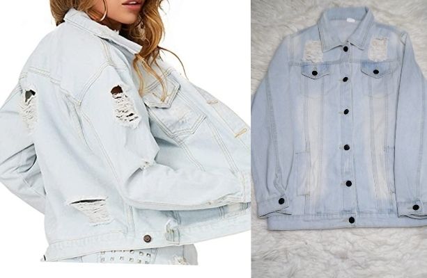 Veste jeans dichirè taille 36 🩵