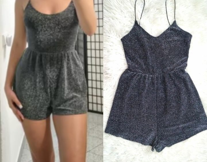 Combi-chort H&M argent taille 34🩶🤩