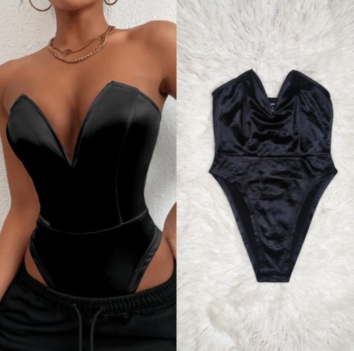 Body noir satin taille 38🖤