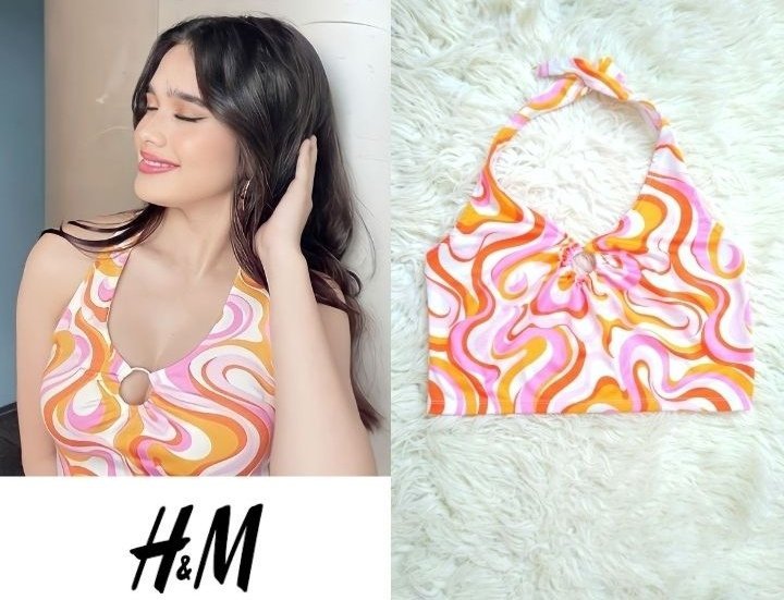 Top H&M taille 40 🩷🧡🤍