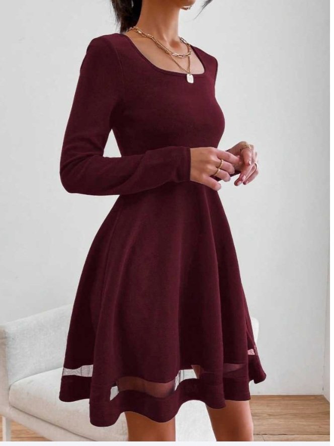 Robe burgundy 