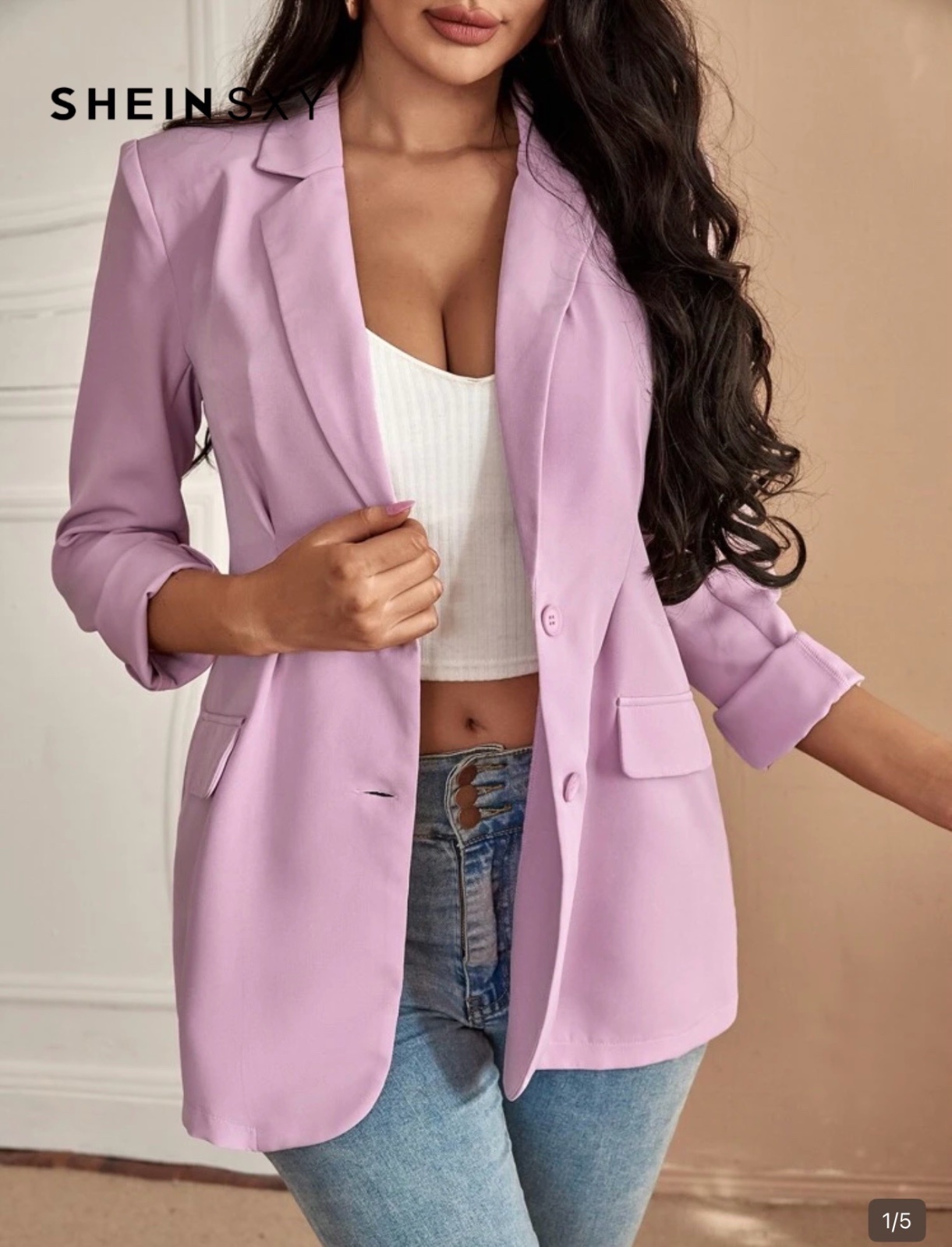 Deux blazer shein