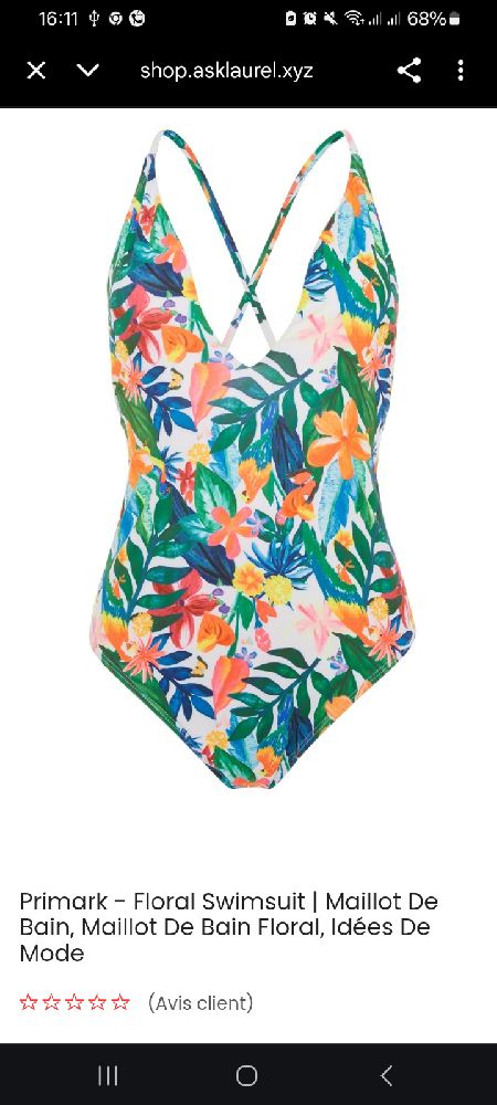 Primark - Floral Swimsuit | Maillot de bain, Maillot de bain floral, Idées de mode