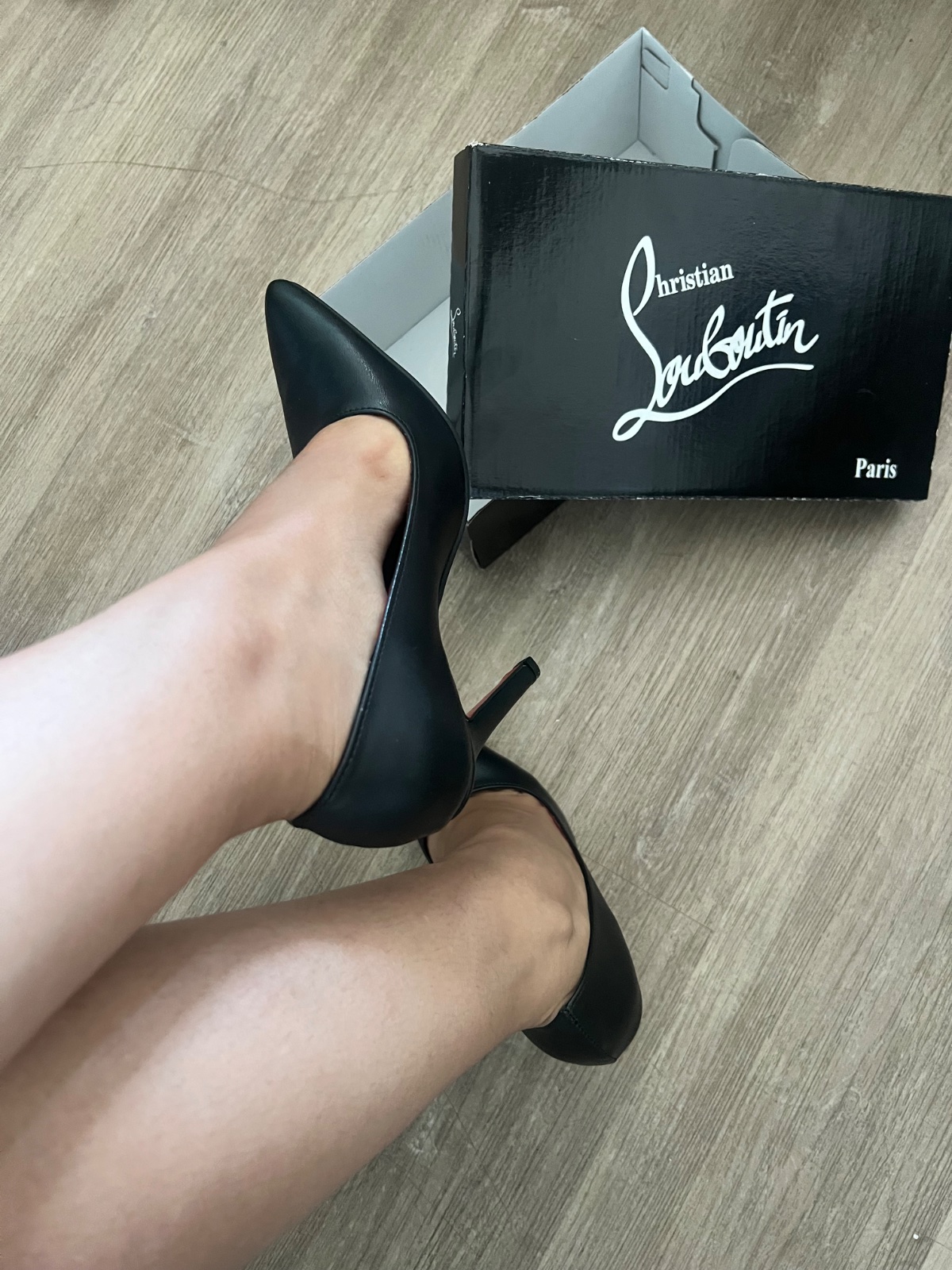 Black heels