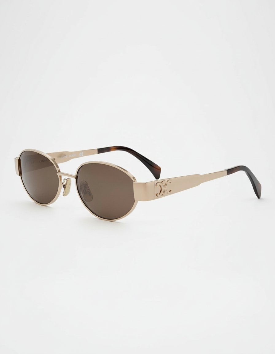 Celine triomphe 01 en métal CL40235U Lunette de Soleil - authentique et Neuve