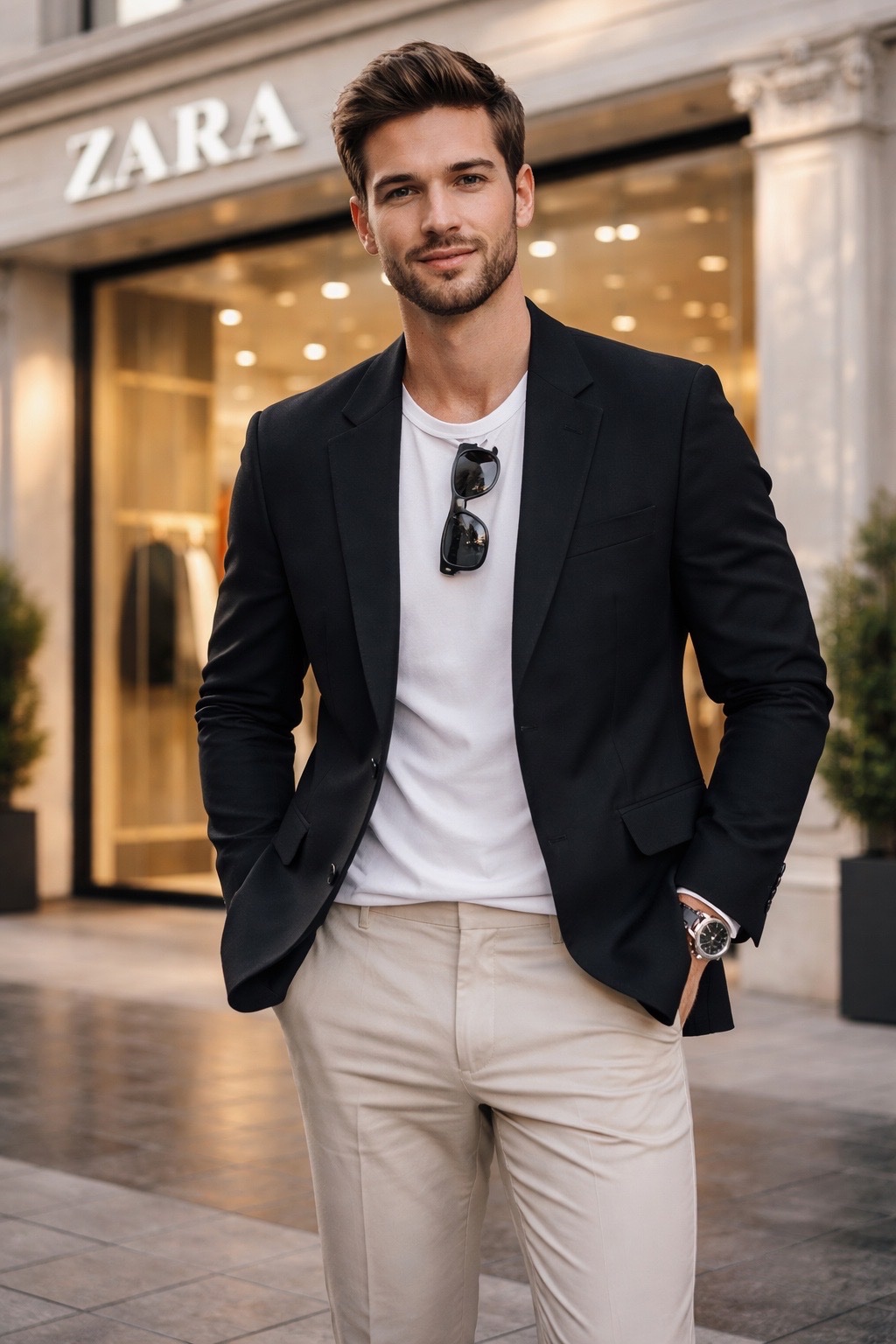 Blazer noir neuf taille L