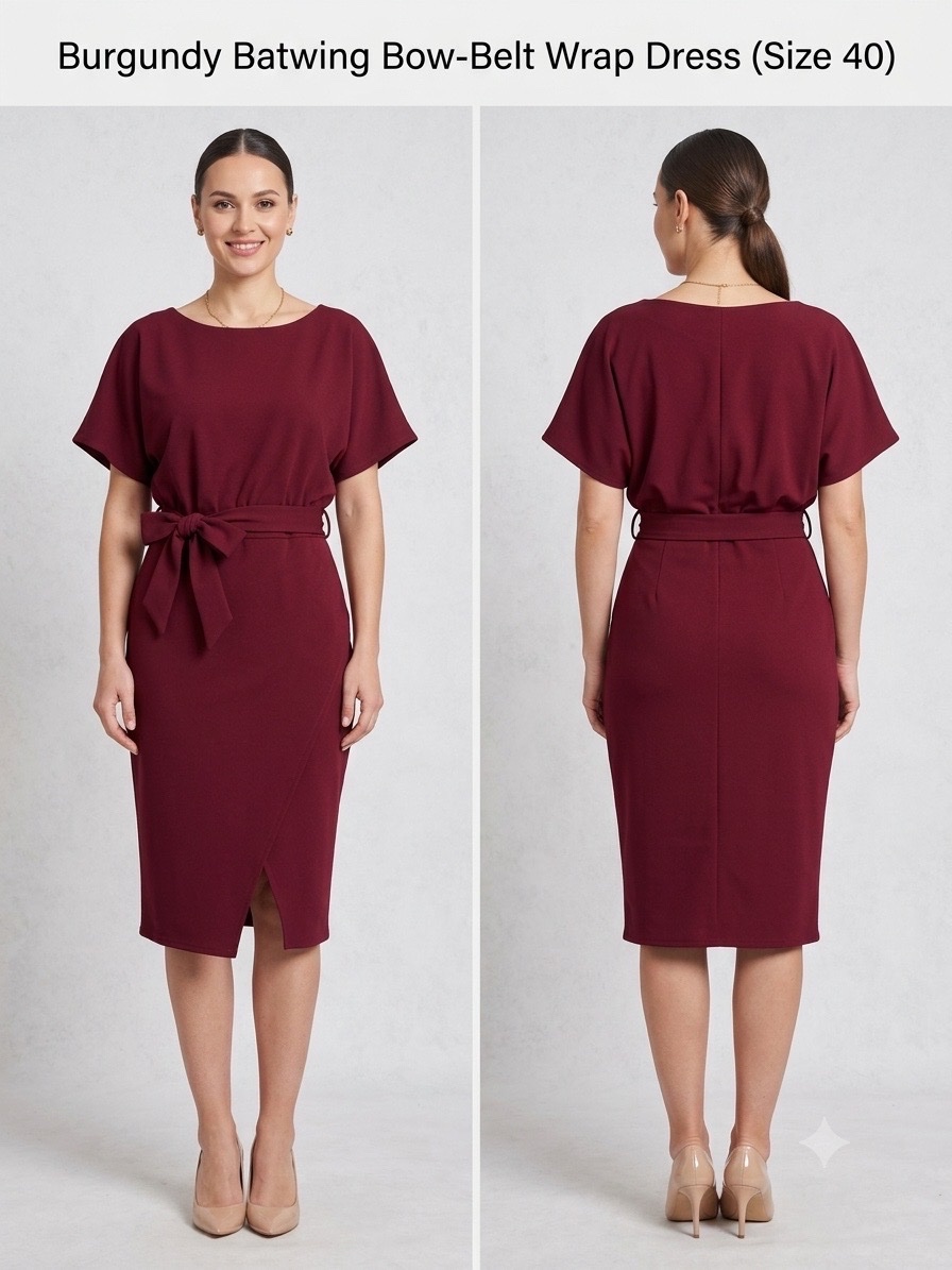 Robe bordeaux 