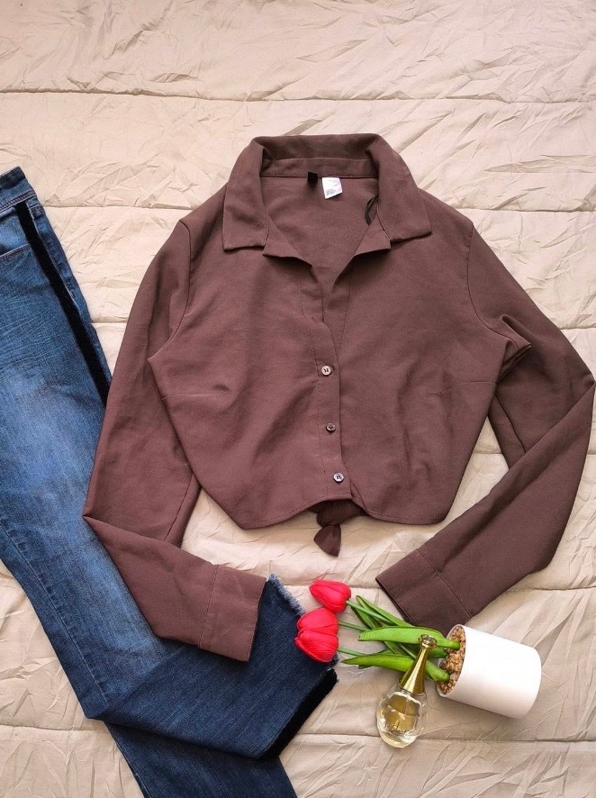 Chemise marron 