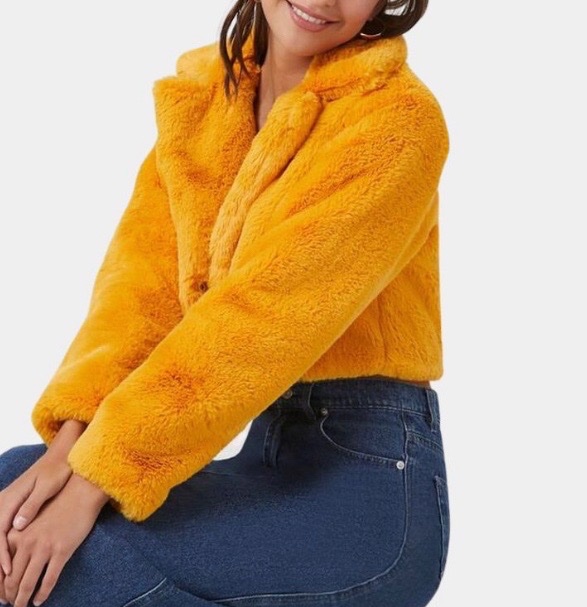 Veste fausse fourure