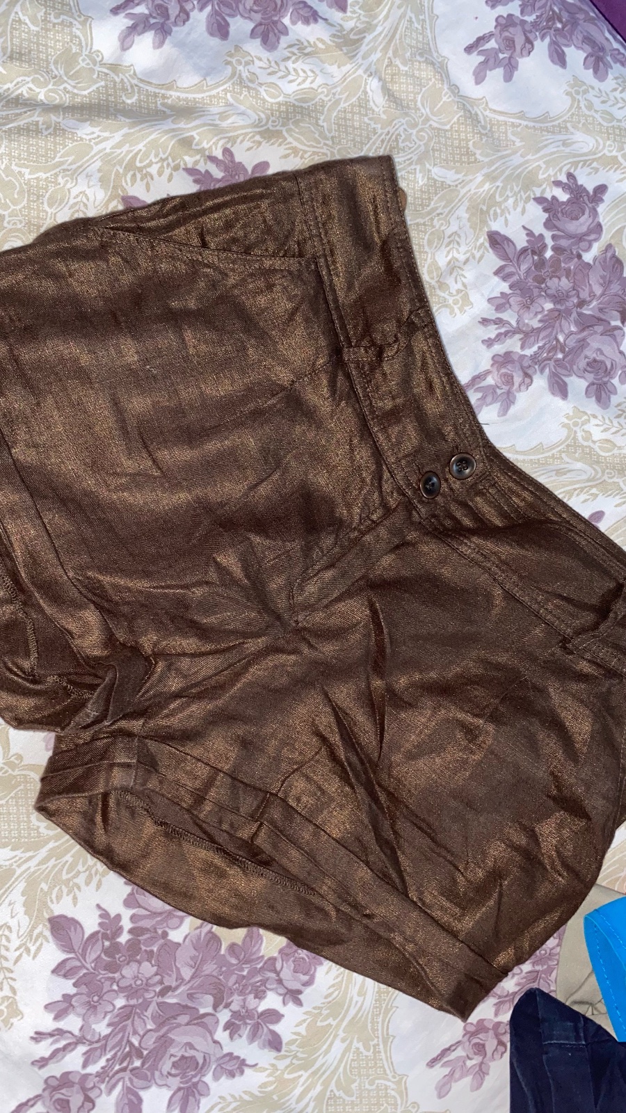 Shorte marron pailleté