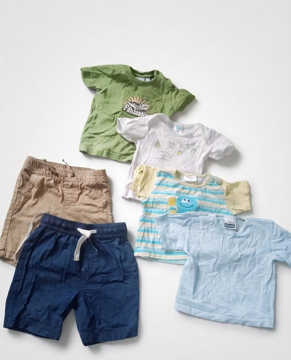 Lot de 4 pulls et 2 shorts