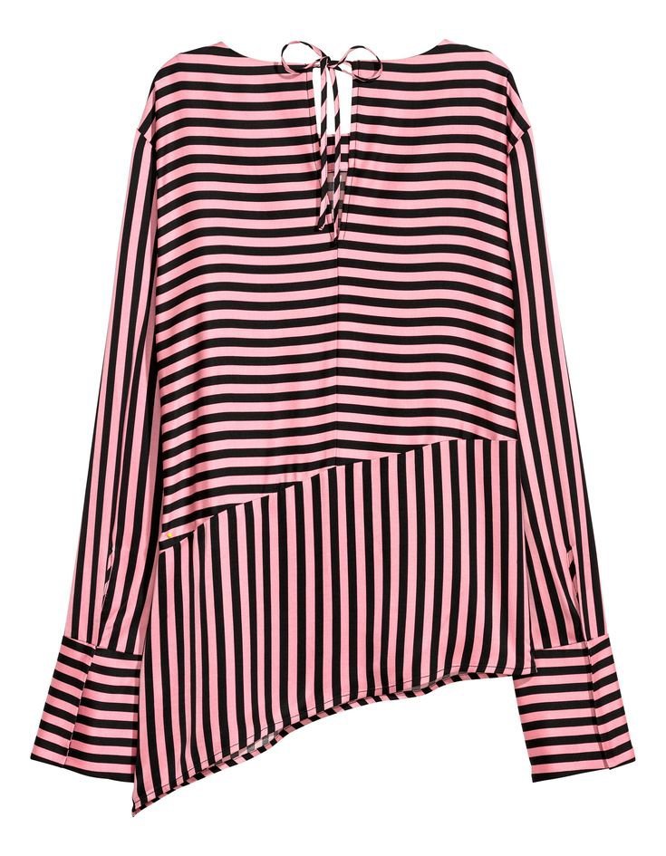 Chemise noir et rose