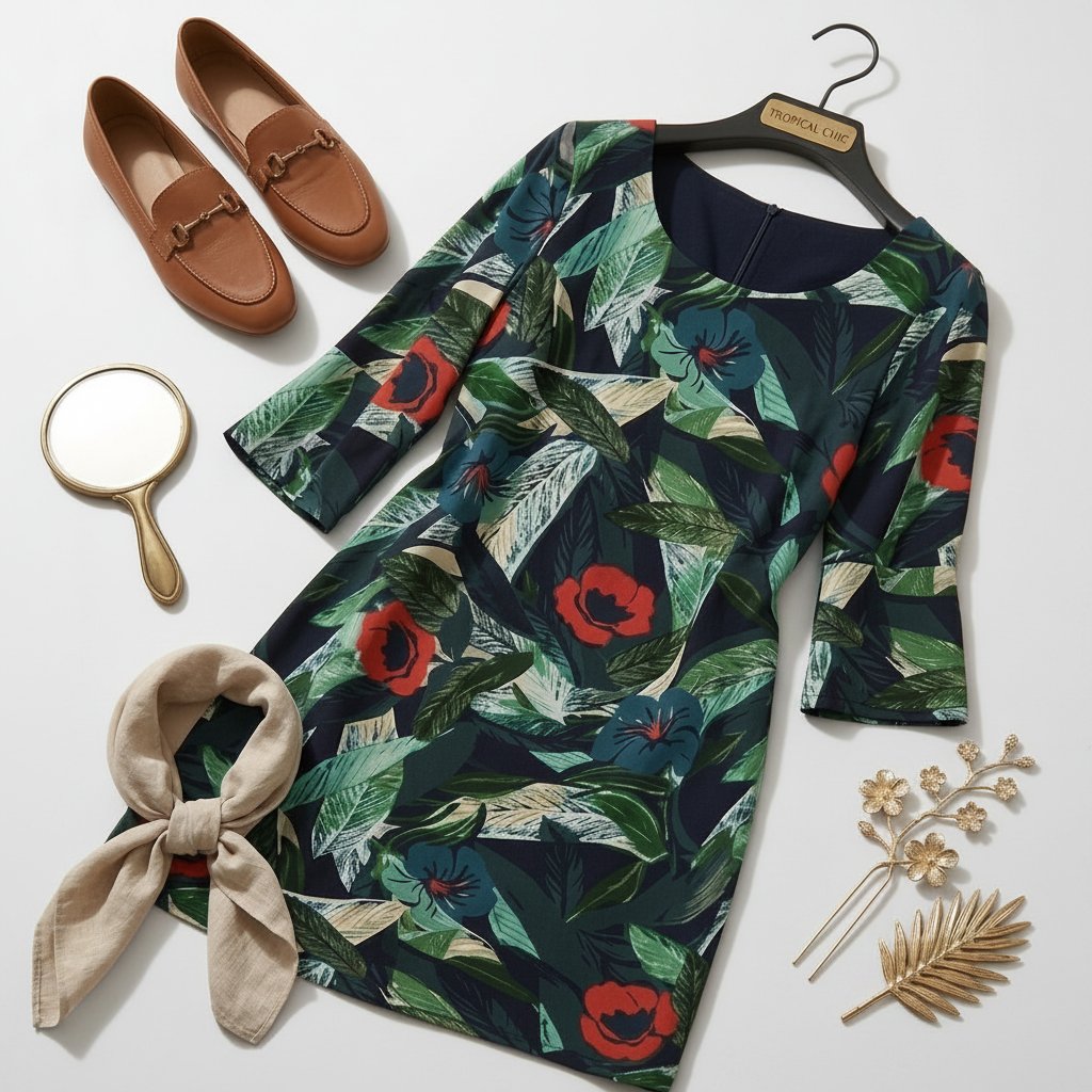 Robe imprimée à  fleurs 