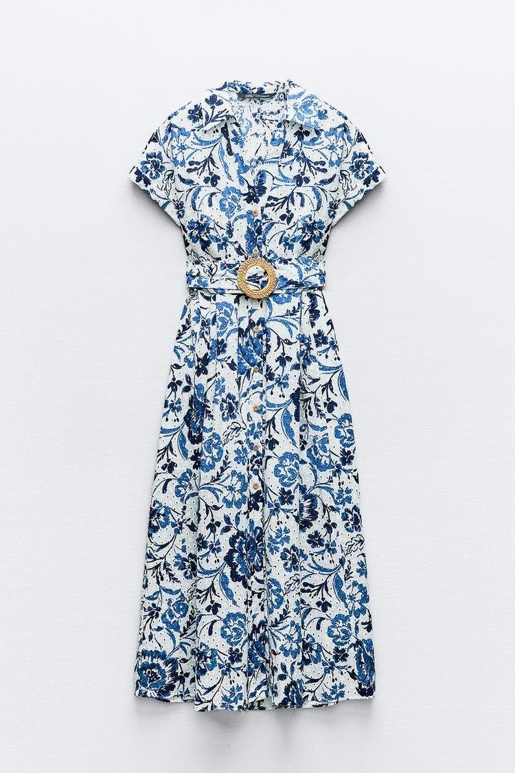 Robe Zara en broderie très chic