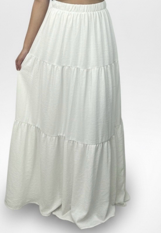 Jupe maxi blanc