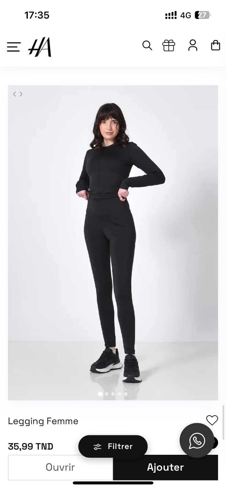 Legging noir 
